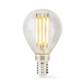 LED lyspære E14 | G45 | 4.5 W | 470 lm | 2700 K | Dimbar | Varm Hvit | 1 stk. | Klart