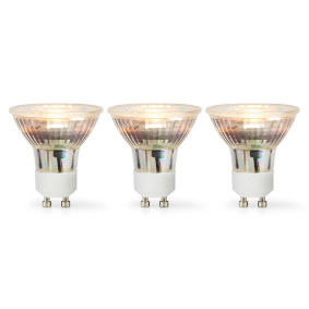 Ampoule LED GU10 | Spot | 4.5 W | 345 lm | 2700 K | Blanc Chaud | 3 pièces