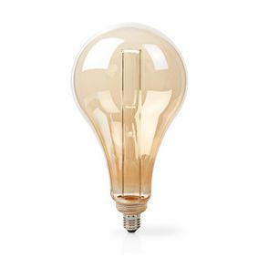 Bombilla de Filamento LED E27 | PS165 | 3.5 W | 120 lm | 1800 K | Regulable | Con acabado ámbar dorado | Estilo retro | 1 uds.