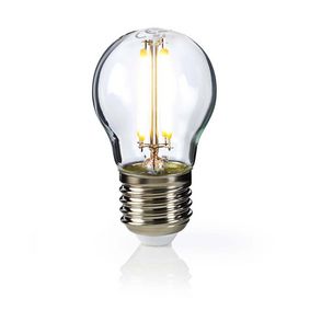 LED-Filament-Lampe E27 | Mini Kugel | 4.8 W | 470 lm | 2700 K | Warmweiss | Retro Style | Anzahl der Lampen in der Verpackung: 1 Stück