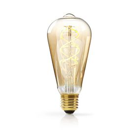 LED Filament Bulb E27 | ST64 | 5 W | 260 lm | 2000 K | Warm White | Retro Style | Number of lamps in packaging: 1 pcs