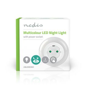 Plug-In LED Night Light, Day/night sensor, 3680 W, 10 lm