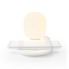 LED-Lampe mit Wireless-Ladegerät | DimmSchalter | Qi | 10 W | mit Dimmung | Warmweiss | 3000 K