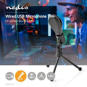 Micro NEDIS sur trépied Filaire sortie USB