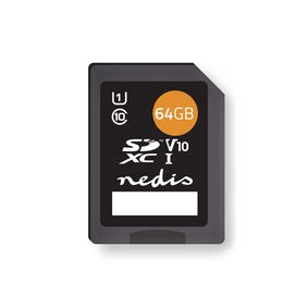 Minneskort | SDXC | 64 GB | Skrivhastighet: 80 MB/s | Läshastighet: 45 MB/s | UHS-I