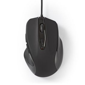 Wired Mouse | DPI: 800 / 1200 / 2400 / 3200 dpi | Justerbar DPI | Antall knapper: 6 | Right-Handed | 1.50 m