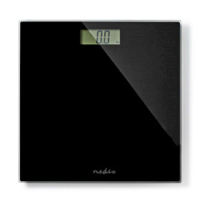 Báscula personal | Digital | Negro | Cristal Templado | Capacidad máxima de pesaje: 150 kg