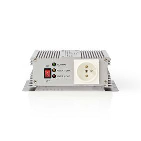 Power Inverter Modified Sine Wave | Input voltage: 12 V DC | Device power output connection(s): Type E (CEE 7/5) | 230 V AC 50 Hz | 600 W | Peak power output: 1500 W | Battery Clamps | Silver
