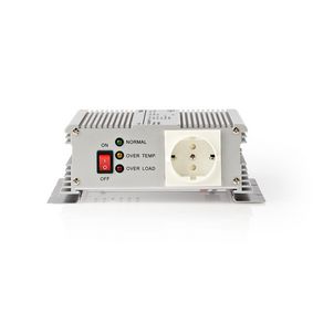 Power Inverter Modified Sine Wave | Input voltage: 12 V DC | Device power output connection(s): Type F (CEE 7/3) | 230 V AC 50 Hz | 600 W | Peak power output: 1500 W | Battery Clamps | Silver