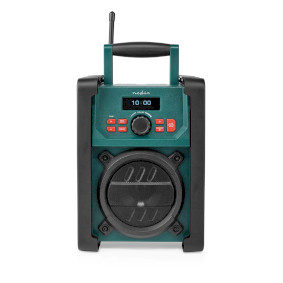 NEDIS Poste Radio FM Portable 60W Bluetooth Noir/Argent