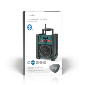 Enceinte Bluetooth Silvercrest noire Radio DAB+ et FM
