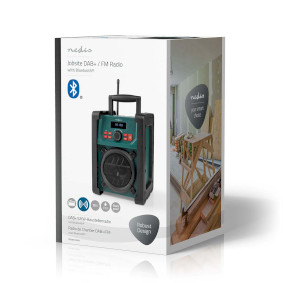 Nedis Radio Stereo DAB+ FM Portatile 15 ore Bluetooth®