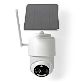 Cámara de seguridad celular inalámbrica 4G LTE para exteriores alimentada  por energía solar, foco de 1080P, visión nocturna a color, detección de