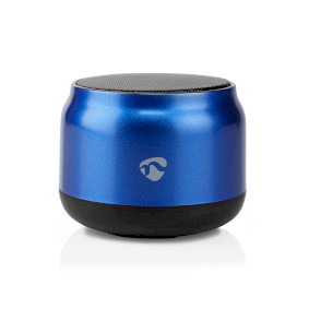 Haut -parleur Bluetooth® | Durée de lecture maximale de batterie: 4 heures | Conception portable | 5 W | Mono | Microphone intégré | Liable | Bleu