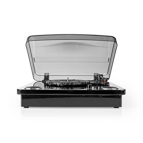 Turntable | 33 / 45 / 78 rpm | Belt Drive | 1x Stereo RCA | Bluetooth® | 18 W | Built-in (pre) amplifier | MP3 conversion | ABS / MDF | Black