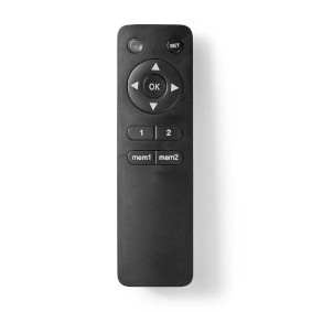 Replacement Remote Control | Suitable for: TVCM5830BK / TVSM5830BK / TVSM5831BK / TVSM5850BK / TVWM5850BK | Fixed | 1 Device | Clear Lay-out | Radio Frequency | Black