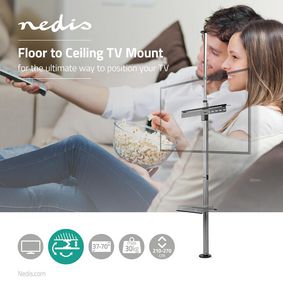 Support plafond TV NEDIS Support De Plafond à Mobilité Intégrale