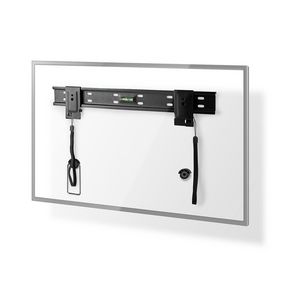 Fix TV fali tartó | 32 - 55 " | Maximális támogatott képernyő súly: 50 kg | Maximális fal távolság: 14.5 mm | Acél | Fekete