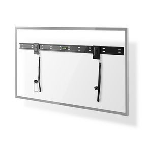 Soporte TV Fijo de pared | 43 - 90 " | Peso máximo de pantalla compatible: 50 kg | Mínima distancia de la pared: 14.5 mm | Acero | Negro