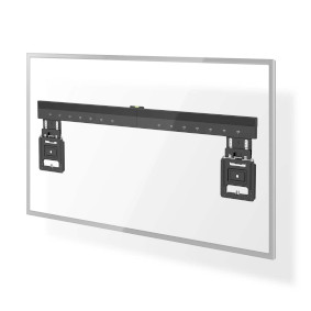 Nástěnný TV Držák Fixní | 43 - 100 " | Maximální podporovaná hmotnost obrazovky: 75 kg | Minimální vzdálenost od stěny: 9,50 mm | Ocel | Černá