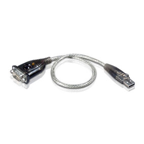 USB 2.0-Kabel USB A Han - DB9 Han 0.35 m Grå