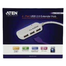 UE2120H - USB 2.0 Extender with 4-Port Hub - 12M