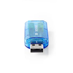 Lydkort | 5.1 | USB 2.0 | Mikrofontilkobling: 1x 3.5 mm | Headsett tilkobling: 3.5 mm Male