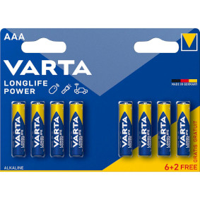 Alkaline Batterij AAA 1.5 V High Energy 8-Promotional Blister