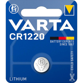 5 x Varta Electronics Lithium CR 1220 Knopfzelle I 35 mAh I 3V Blister 