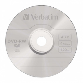 DVD-RW 4.7 GB 4x 5 pcs