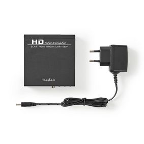 Adaptateur Convertisseur Péritel (SCART) vers HDMI 1080P HD TV Vidéo + Câble