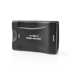 Convertidor HDMI ™ | Entrada HDMI ™ | SCART Hembra | 1 vía | 1080p | 1.2 Gbps | ABS | Negro