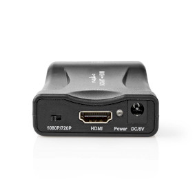 HDMI ™ Muunnin | SCART Naaras | HDMI™ lähtö | Yksisuuntainen | 1080p | 1.2 Gbps | ABS-Muovi | Musta