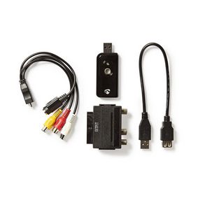 Videograbber | USB 2.0 | HD 720p | A/V-kabel / Scart / Software / USB-verlengkabel