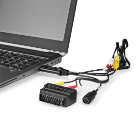 Automatisch Auto Logisch Videograbber | USB 2.0 | 480p | A/V-kabel / Scart