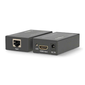 HDMI ™ Hosszabbító | Cat6-on keresztül | 60.0 m-ig | 1080p | 1.65 Gbps | Fém | Antracit