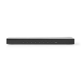 HDMI™-Splitter | 8-Poorts poort(en) | HDMI™ Input | 8x HDMI™ Output | 4K@60Hz | 18 Gbps | Metaal | Antraciet