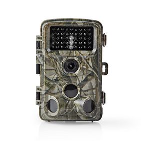 Wildlife Kamera | 1080p@30fps | 16.0 MPixel | 5 MPixel CMOS | IP56 | Svart No-Glow IR | Nattsyn | Betraktningsvinkel: 90 ° | Bevegelsessensor | Deteksjonsvinkel: 120 ° | Deteksjonsområde: 20.0 m | Skjermstørrelse: 2.4 " | LCD skjerm | Brun/Grøn