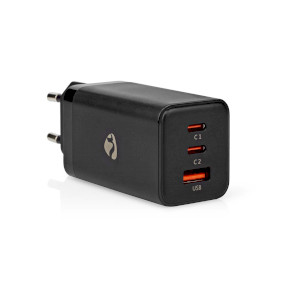 Chargeur mural GaN 65W USB-C Power Delivery ™ 3.0 & USB-A charge