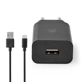 hypothese Voorgevoel Herhaal Oplader | 5 W | Snellaad functie | 1.0 A | Outputs: 1 | USB-A | Micro-USB |  1.00 m | Single Voltage Output