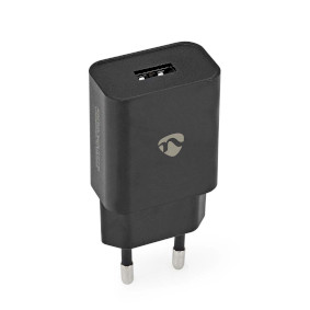 Vægoplader | 12 W | Hurtigopladningsfunktion | 1x 2.4 A A | Antal output: 1 | USB-A | Uden Kabel | Single Voltage Output