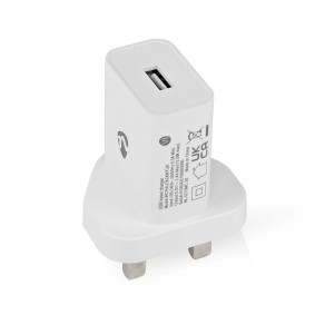 Oplader | 1x 2.4 A | Outputs: 1 | USB-A | 12 W | Single Voltage Output