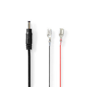 Power Cable | F1 | DC Female | Straight | Straight | Copper | 2.00 m | Round | PVC | Black | Gift Box