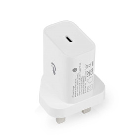 Wall Charger | 1.67 / 2.22 / 3.0 A | Number of outputs: 1 | USB-C™ | Maximum Output Power: 20 W | Automatic Voltage Selection
