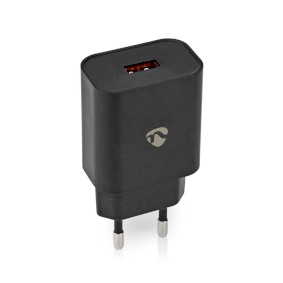 Wall Charger | Quick charge feature | 1.5 / 2.0 / 3.0 A | Number of outputs: 1 | USB-A | No Cable Included | Automatic Voltage Selection