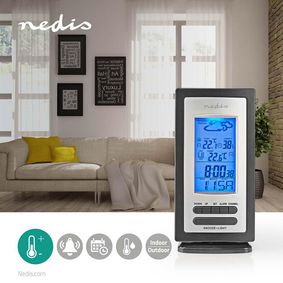 Digital LCD Indoor & Outdoor Weather Station Wireless & Multifunctiona –  Gadfever