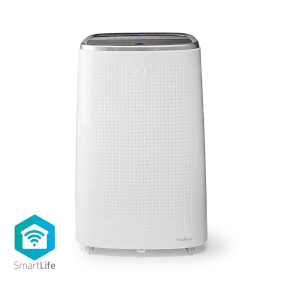 Condizionatore d'aria SmartLife 3 in 1 | Wi-Fi | 14000 BTU | 120 m³ | Deumidificazione | Android™ / IOS | Classe energetica: A | 3-Velocità | 65 dB | Bianco