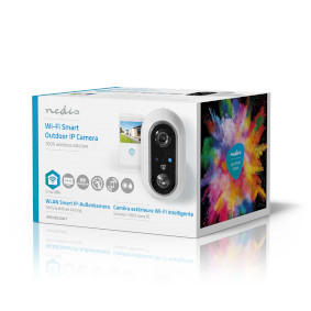 Nedis Videoportero inalámbrico SmartLife con batería, HD 1080p, WiFi,  carcasa gris, ranura Micro SD