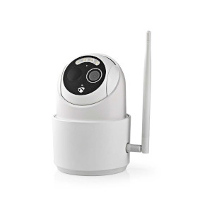 Nedis WIFICBO30WT - Caméra connectée avec détecteur PIR 1080p 5V