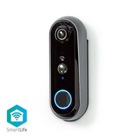 SmartLife Video Doorbell | Wi-Fi | Battery Powered | Android™ / IOS | Full HD 1080p | Cloud / microSD | IP54 | With motion sensor | Night vision | Grey